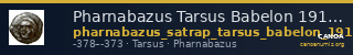 Pharnabazus Tarsus Babelon 1910 590-3 and 597 — CANOA