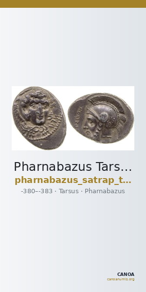 Pharnabazus Tarsus Moysey 1986 Issue 1 — CANOA