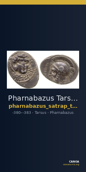 Pharnabazus Tarsus Moysey 1986 Issue 1 — CANOA
