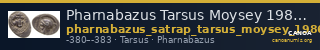 Pharnabazus Tarsus Moysey 1986 Issue 1 — CANOA