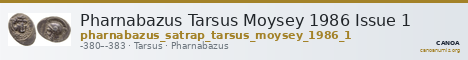 Pharnabazus Tarsus Moysey 1986 Issue 1 — CANOA