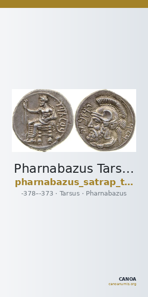 Pharnabazus Tarsus Moysey 1986 Issue 2 — CANOA