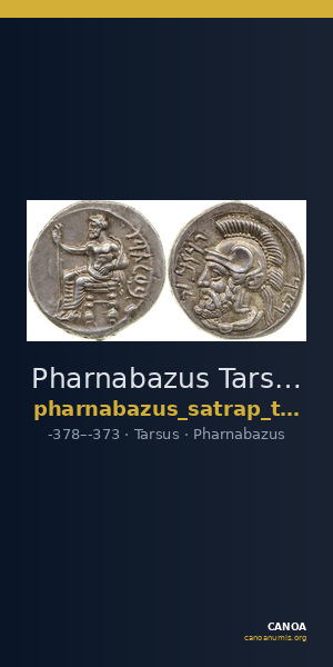 Pharnabazus Tarsus Moysey 1986 Issue 2 — CANOA