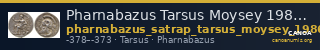 Pharnabazus Tarsus Moysey 1986 Issue 2 — CANOA