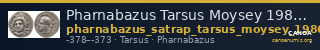 Pharnabazus Tarsus Moysey 1986 Issue 3 — CANOA