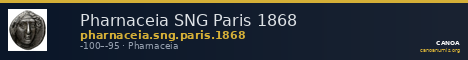 Pharnaceia SNG Paris 1868 — CANOA