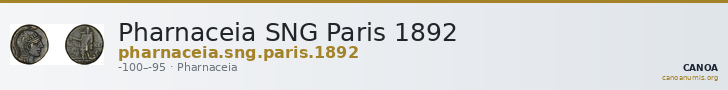 Pharnaceia SNG Paris 1892 — CANOA