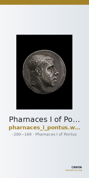 Pharnaces I of Pontus Pontus Waddington 1925 4 — CANOA