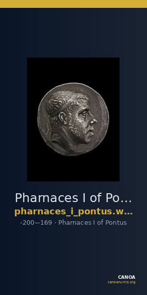 Pharnaces I of Pontus Pontus Waddington 1925 4 — CANOA