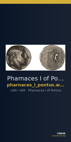 Pharnaces I of Pontus Pontus Waddington 1925 5 — CANOA