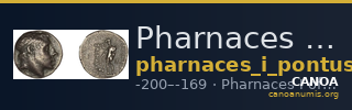 Pharnaces I of Pontus Pontus Waddington 1925 5 — CANOA