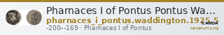 Pharnaces I of Pontus Pontus Waddington 1925 5 — CANOA