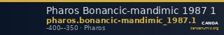 Pharos Bonancic-mandimic 1987 1 — CANOA