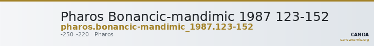 Pharos Bonancic-mandimic 1987 123-152 — CANOA