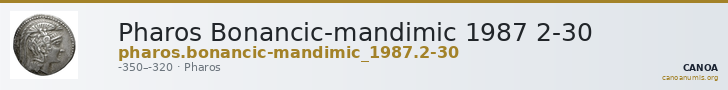 Pharos Bonancic-mandimic 1987 2-30 — CANOA