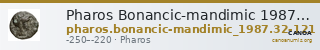 Pharos Bonancic-mandimic 1987 32-121 — CANOA