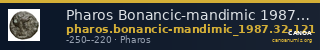Pharos Bonancic-mandimic 1987 32-121 — CANOA