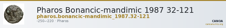 Pharos Bonancic-mandimic 1987 32-121 — CANOA