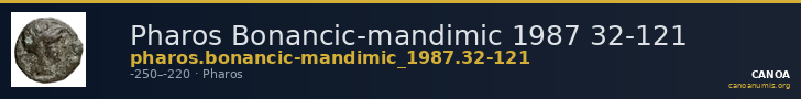 Pharos Bonancic-mandimic 1987 32-121 — CANOA