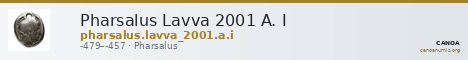 Pharsalus Lavva 2001 A. I — CANOA