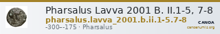 Pharsalus Lavva 2001 B. II.1-5, 7-8 — CANOA