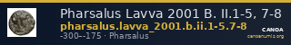 Pharsalus Lavva 2001 B. II.1-5, 7-8 — CANOA