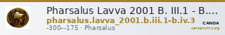 Pharsalus Lavva 2001 B. III.1 - B. IV.3 — CANOA