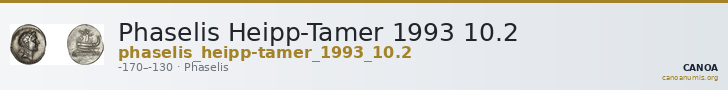 Phaselis Heipp-Tamer 1993 10.2 — CANOA