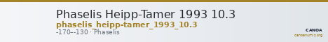 Phaselis Heipp-Tamer 1993 10.3 — CANOA
