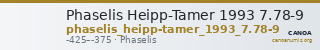 Phaselis Heipp-Tamer 1993 7.78-9 — CANOA