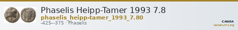 Phaselis Heipp-Tamer 1993 7.8 — CANOA
