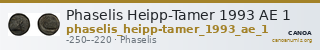 Phaselis Heipp-Tamer 1993 AE 1 — CANOA