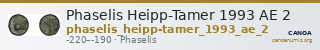 Phaselis Heipp-Tamer 1993 AE 2 — CANOA