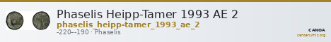 Phaselis Heipp-Tamer 1993 AE 2 — CANOA