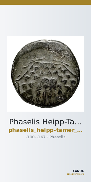 Phaselis Heipp-Tamer 1993 AE 3 — CANOA