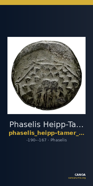 Phaselis Heipp-Tamer 1993 AE 3 — CANOA
