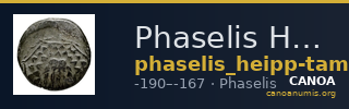 Phaselis Heipp-Tamer 1993 AE 3 — CANOA