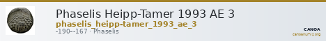 Phaselis Heipp-Tamer 1993 AE 3 — CANOA