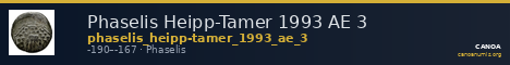 Phaselis Heipp-Tamer 1993 AE 3 — CANOA