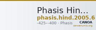 Phasis Hind 2005 6 — CANOA