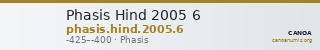 Phasis Hind 2005 6 — CANOA