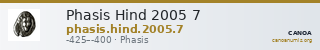 Phasis Hind 2005 7 — CANOA