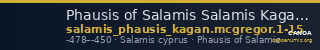 Phausis of Salamis Salamis Kagan and McGregor 1995 1-15 — CANOA