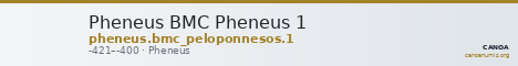 Pheneus BMC Pheneus 1 — CANOA