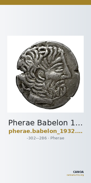 Pherae Babelon 1932 606 — CANOA