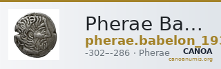 Pherae Babelon 1932 606 — CANOA