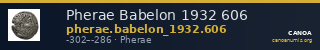 Pherae Babelon 1932 606 — CANOA