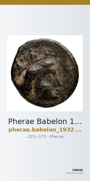 Pherae Babelon 1932 624 — CANOA