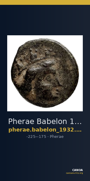 Pherae Babelon 1932 624 — CANOA