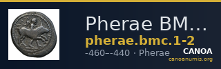 Pherae BMC Pherae 1-2 — CANOA